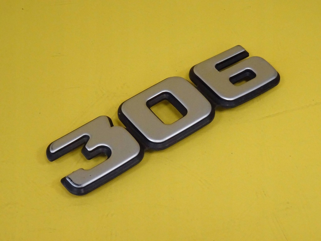 фото №1, Значок эмблема надпись peugeot 306 nr209