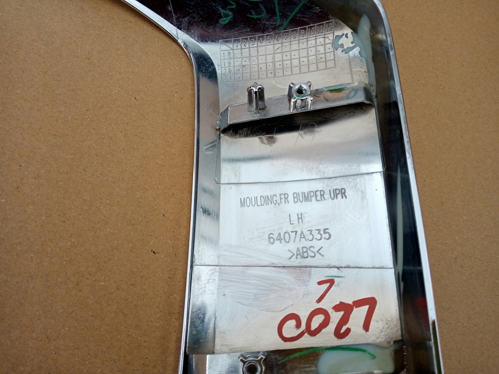 фото №9, Mitsubishi l200 лівий хром бампера перед 2018r