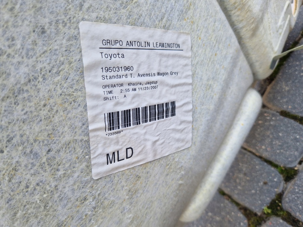 фото №10, Потолок toyota avensis t25 kombi 2.2 d-cat