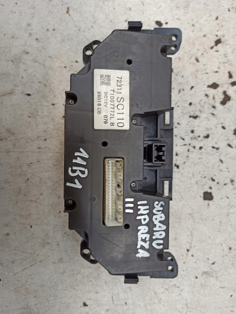 фото №10, Subaru impreza iii панель управление обдув