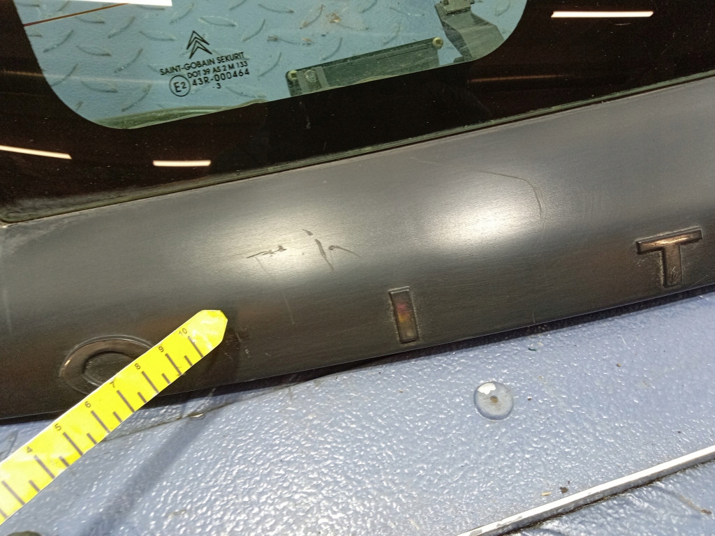 фото №4, Citroen c3 pluriel 03- крышка багажника стекло задняя задняя