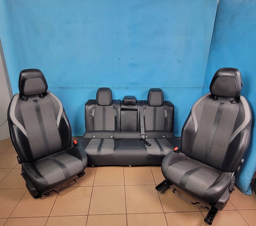 фото №8, Peugeot 308 iii p5 21r сиденья заднее сиденье полукожа комплект