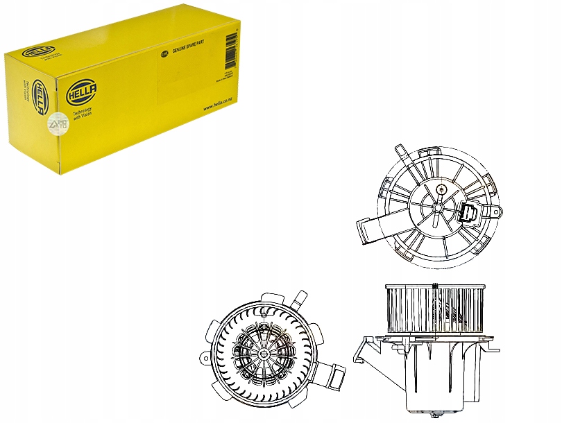 Купить Hel8ew 351 040-641 вентилятор воздуходувка hella 45183