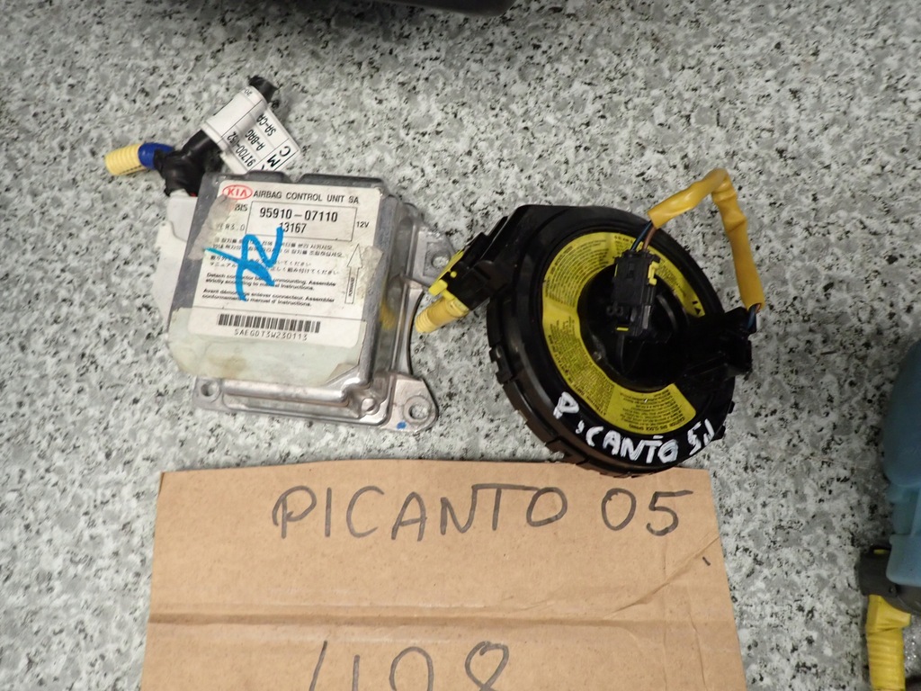 фото №5, Kia picanto 04-07 подушки безопасности воздушные srsy