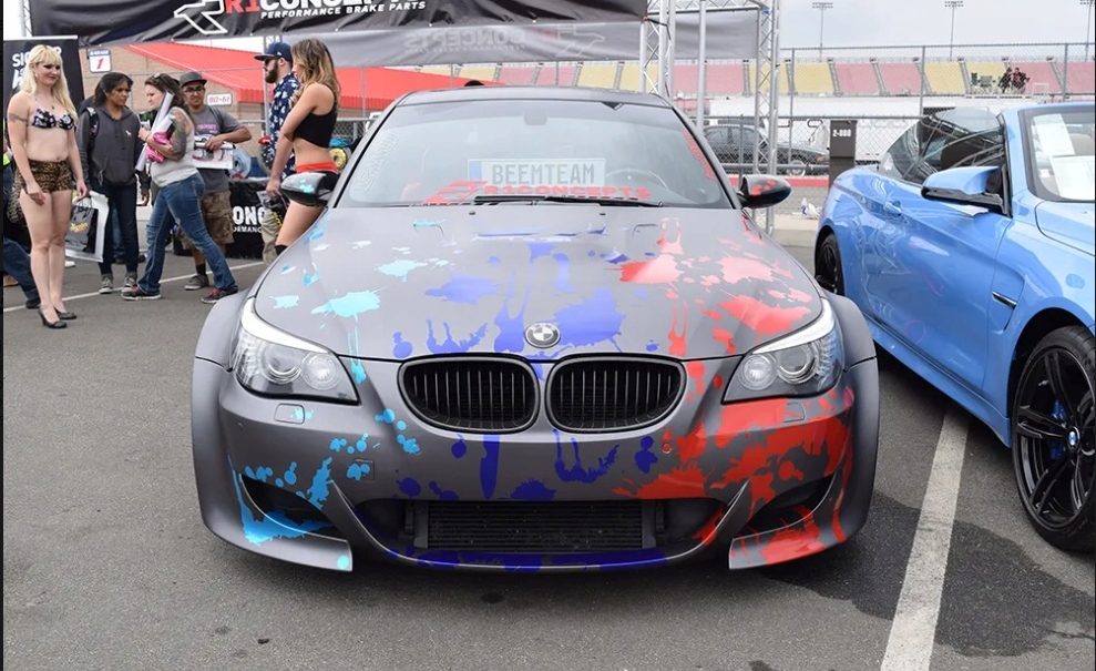 фото №12, Bmw 5 e60 m5 бамперы пороги спойлер широкий кузов kit