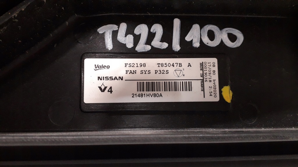 фото №11, Renault scenic kadjar / qashqai вентилятор радіатора 21481hv80a fs2198 новий