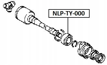 фото №2, Подшипник опоры полуось lexus rx350 rx450 2008-