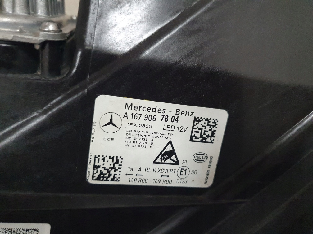 фото №12, Gle suv coupe 167 w167 lift лампи передні multibeam led повний idealne