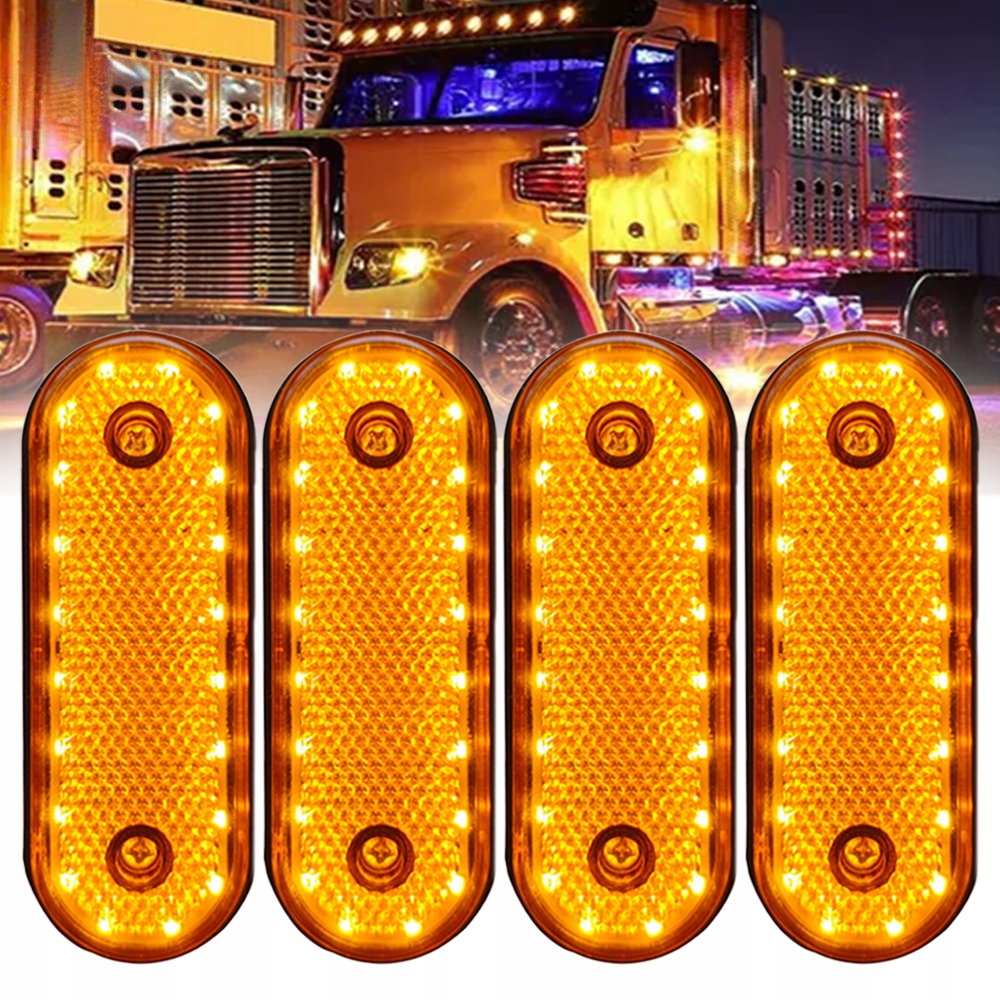 фото №13, Набор лампа габаритная боковая led свет боковой led габаритный фонарь bok 4x