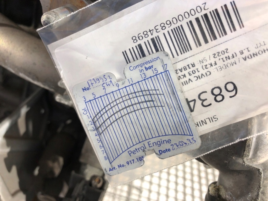 фото №6, Двигатель honda 1.8 140km r18a2 civic viii