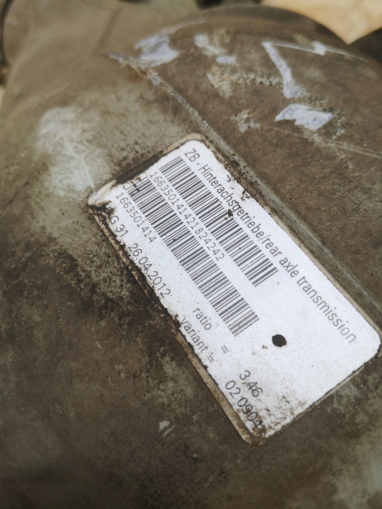 Mercedes gl w166 задний мост дифференциал 1663501414 3.46 в Украине