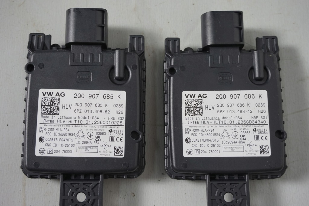 фото №1, Asytent переключения поперечина радар audi q4 e-tron l+p 2q0907686k 2q0907685k