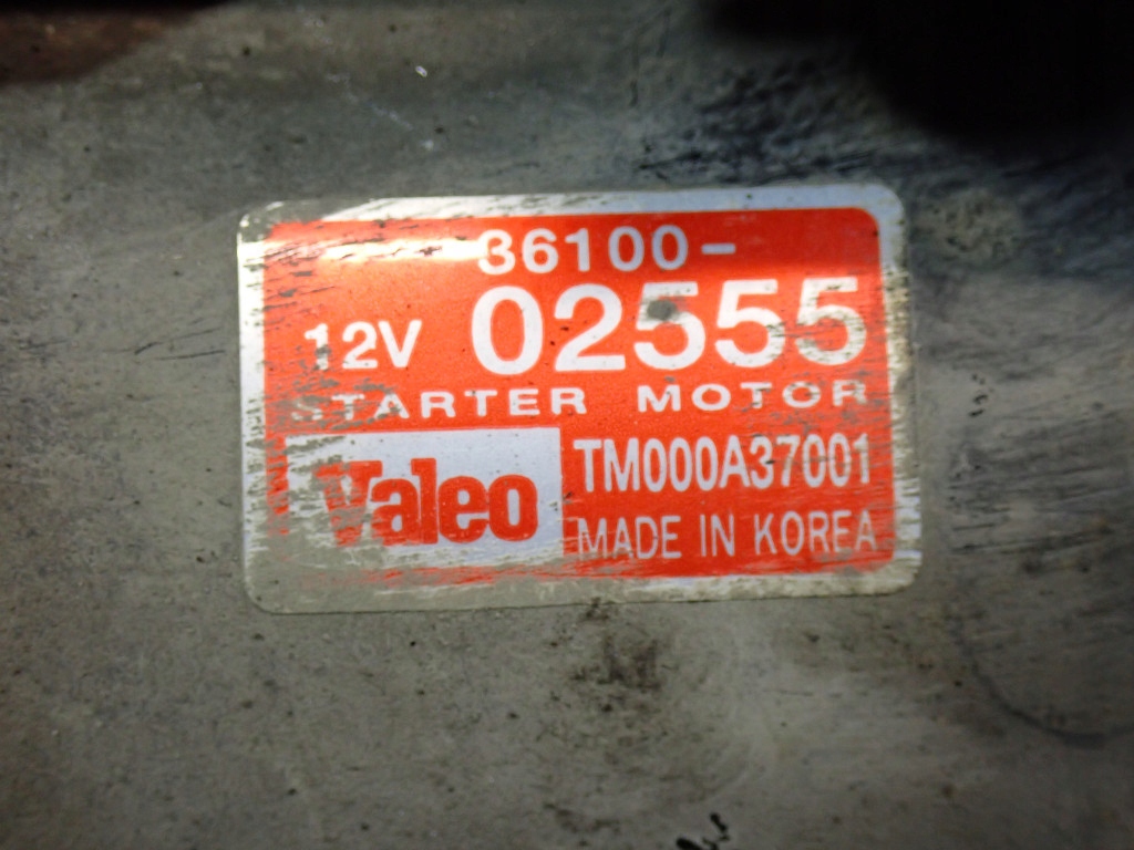 Hyundai getz 05-11 1.1 стартер 3610002555 tm000a37001 8 зубьев в Украине