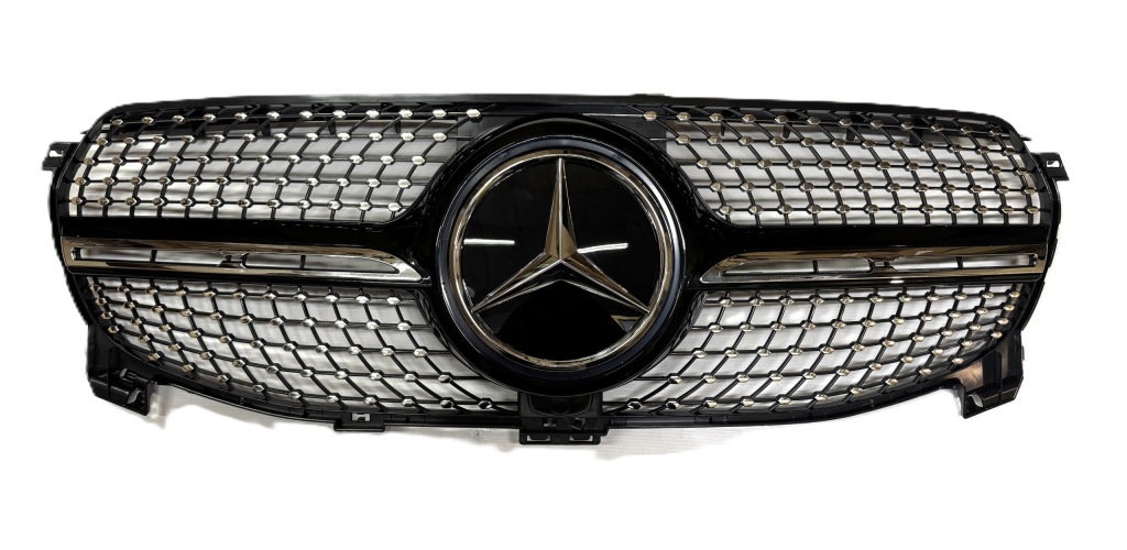 фото №1, Mercedes gle w167 19- решётка радиатора решётка радиатора diamond чёрный logo камера pod радар