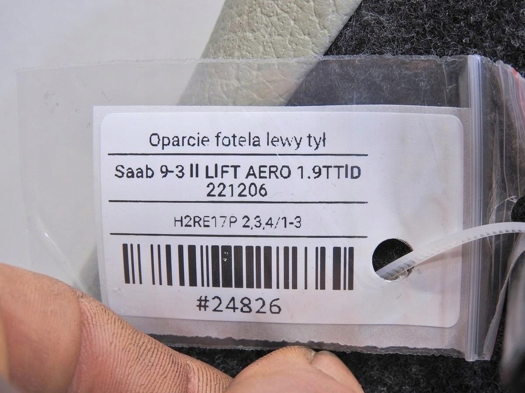 фото №7, Спинка сиденье левый задняя saab 9-3 ii lift