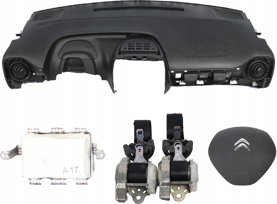 фото №1, Панель приладів консоль подушка безпеки ремені citroen c1