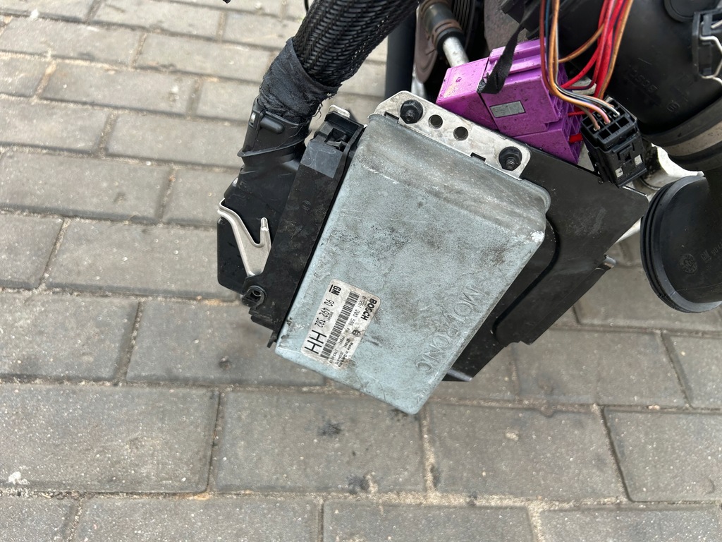 фото №11, Двигун kompletny + коробка передач передач бортовий комп'ютер swap opel omega b 2.5 v6 x25xe