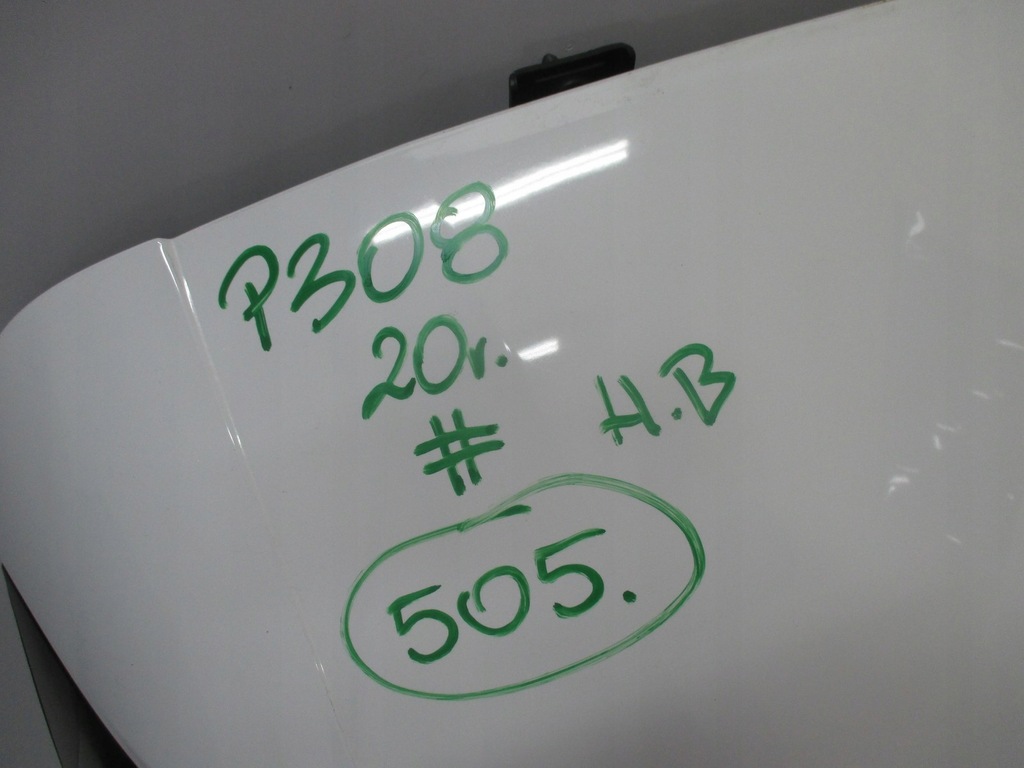 фото №6, Крышка багажника задняя задняя peugeot 308 iii t10 h.b 20r