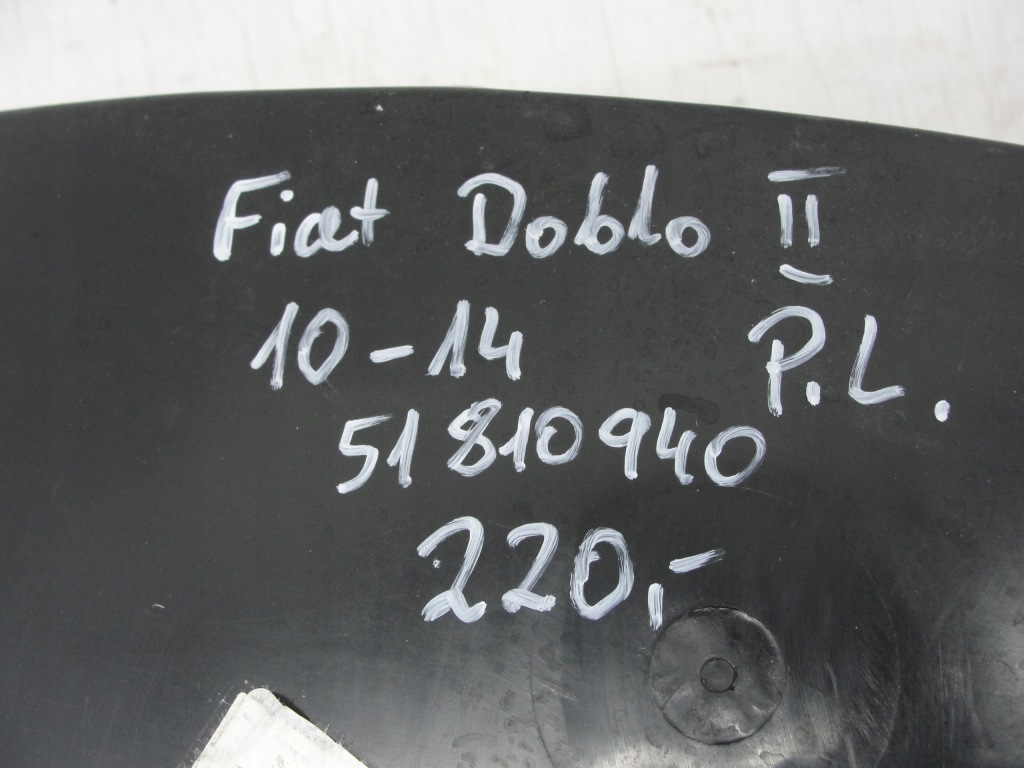Подкрылок перед левое fiat doblo 2 2010-14 51810940 с Разборки