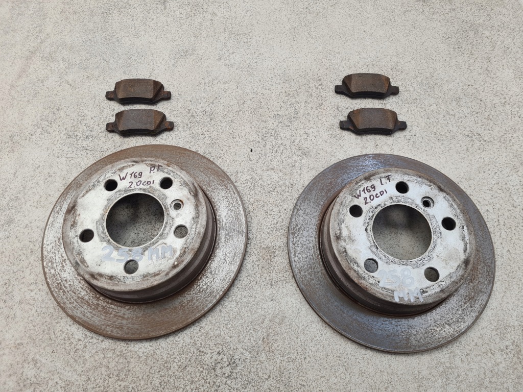 Купить Mercedes w169 тормозные диски тормозные задний  комплект