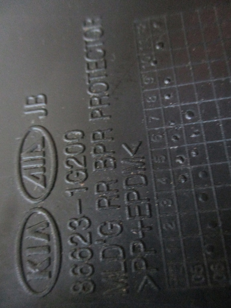 фото №13, Накладка молдинг бампера kia rio 2 ii 05r- sedan 866231g200