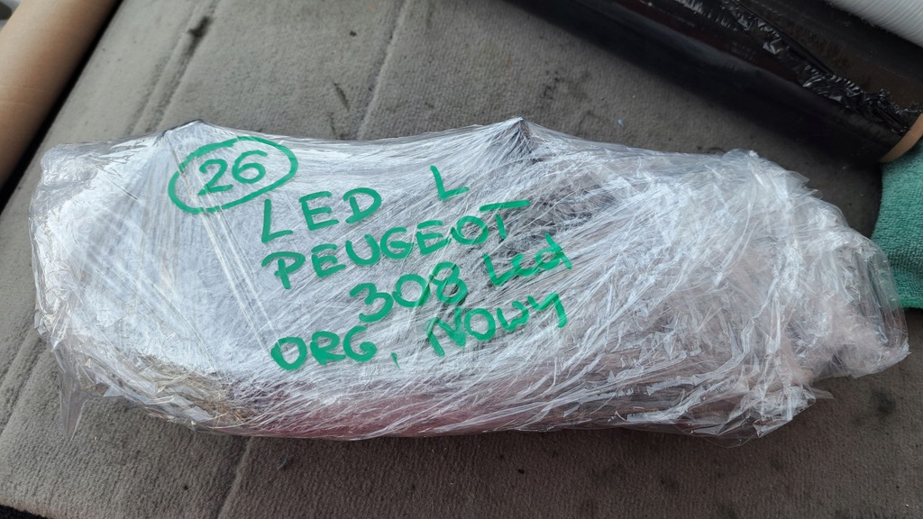 фото №11, Лампа левая перед передняя drl led 9835389680 peugeot 308 iii оригинал новый