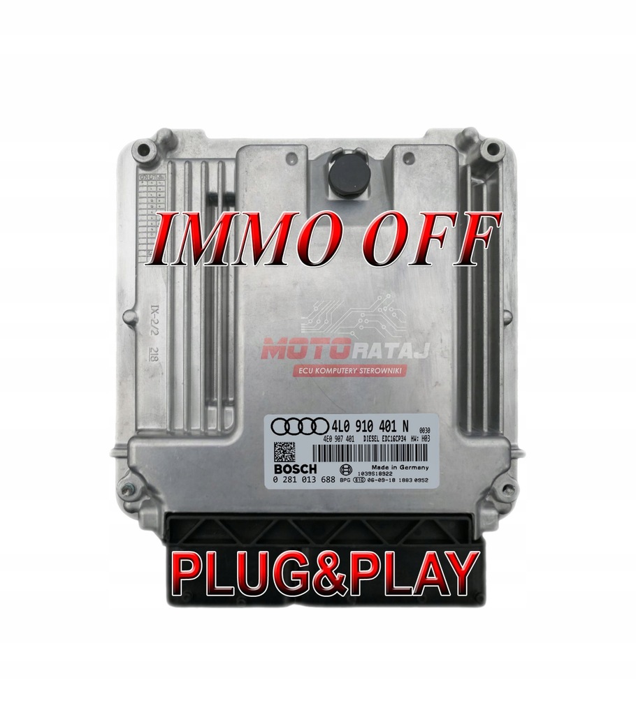 фото №1, Audi q7 4l 2006 бортовий комп'ютер / блок керування ecu двигуна