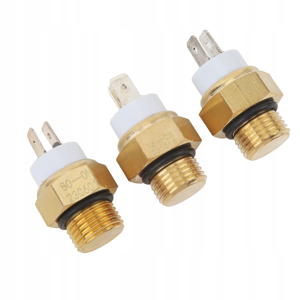 фото №16, 3 szt. радиатор двигателя вентилятор жидкость охлаждающий переключатель датчика