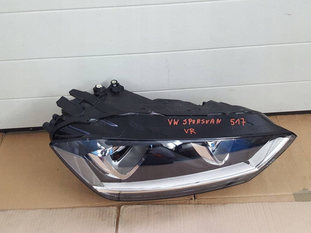 фото №1, Vw sportsvan 517 лампа правый перед ксенон