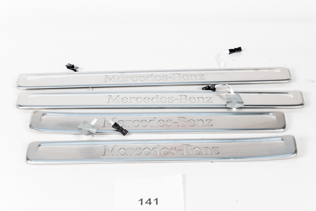 фото №1, Накладки пороговые пороги mercedes w223 s-class s580 amg