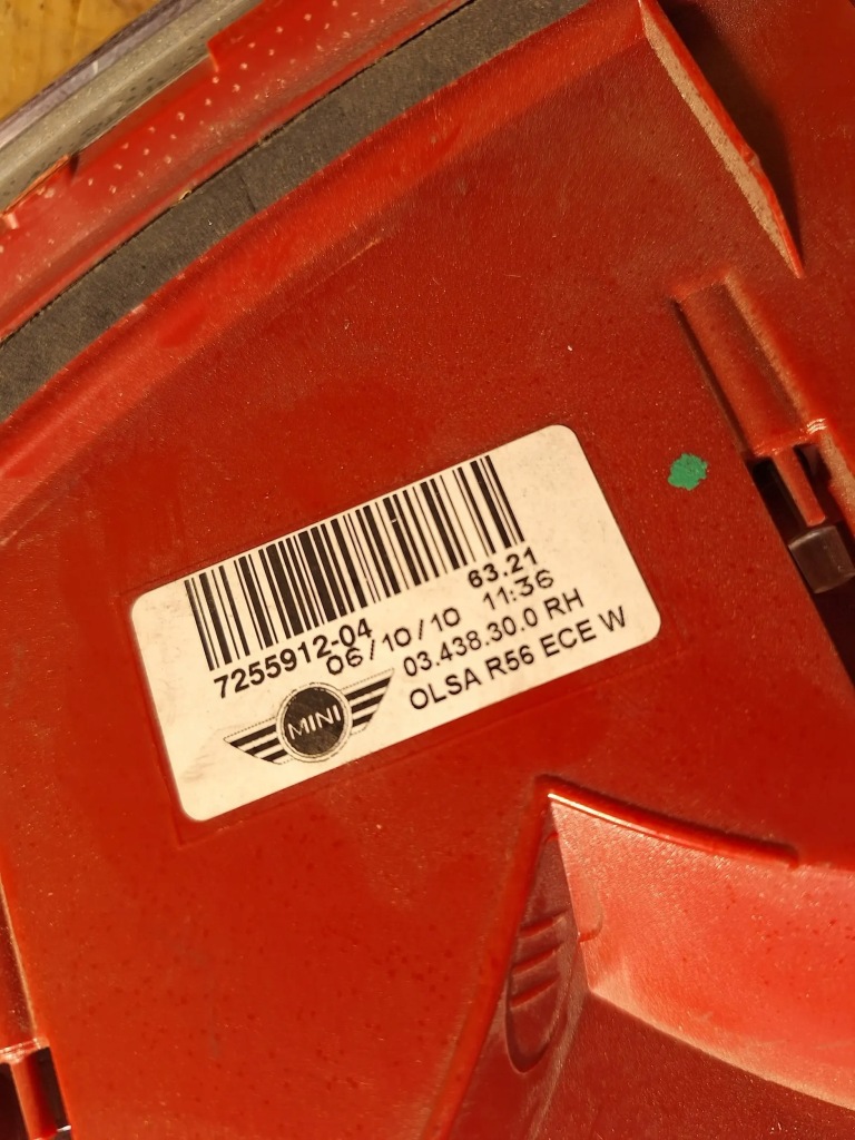 Фара задний  правый  7255912 mini cooper r56 рестайлинг  11-13 led в Украине