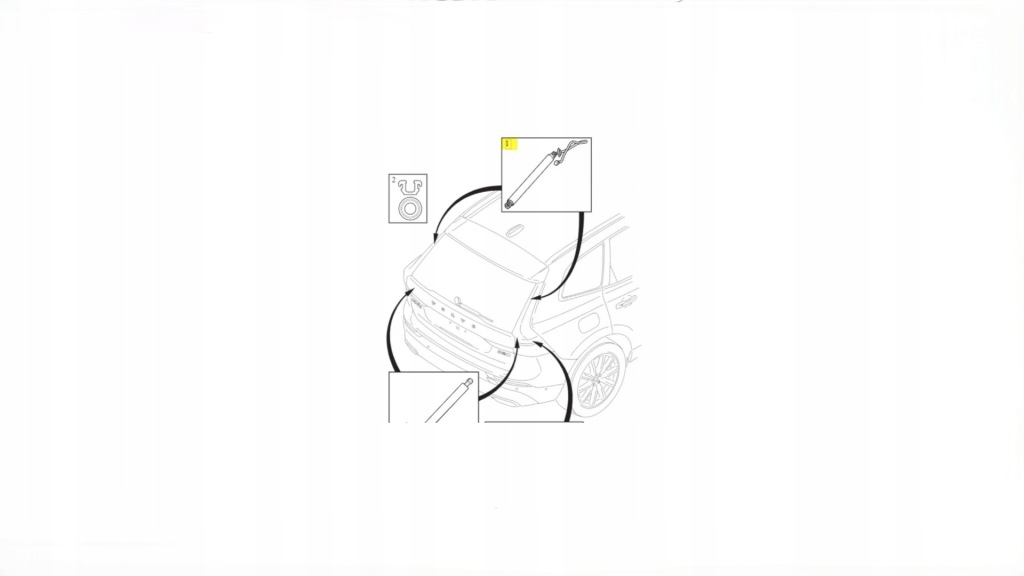 фото №1, 32384407 амортизатор задня кришка багажника volvo xc60 17-26r