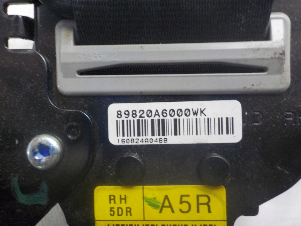 фото №5, Kia ceed ii 2017r 1.6 dohc pas безопасности правый задняя 89820a6000wk