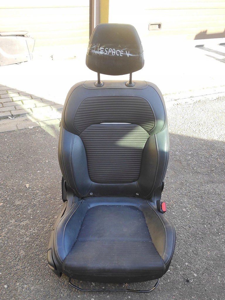 фото №1, Сиденье правый перед передний пассажира полукожа renault espace v