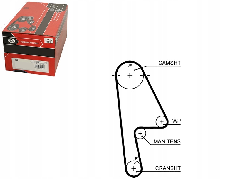 фото №1, Gates 5529xs ремінь розподільного валу