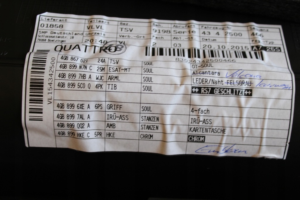 фото №10, Оббивка обшивки двері комплект audi a7 s7 rs7 4g c7 lift