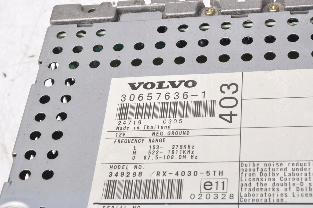 фото №4, Volvo s60 i v70 ii радио 30657636 hu-403