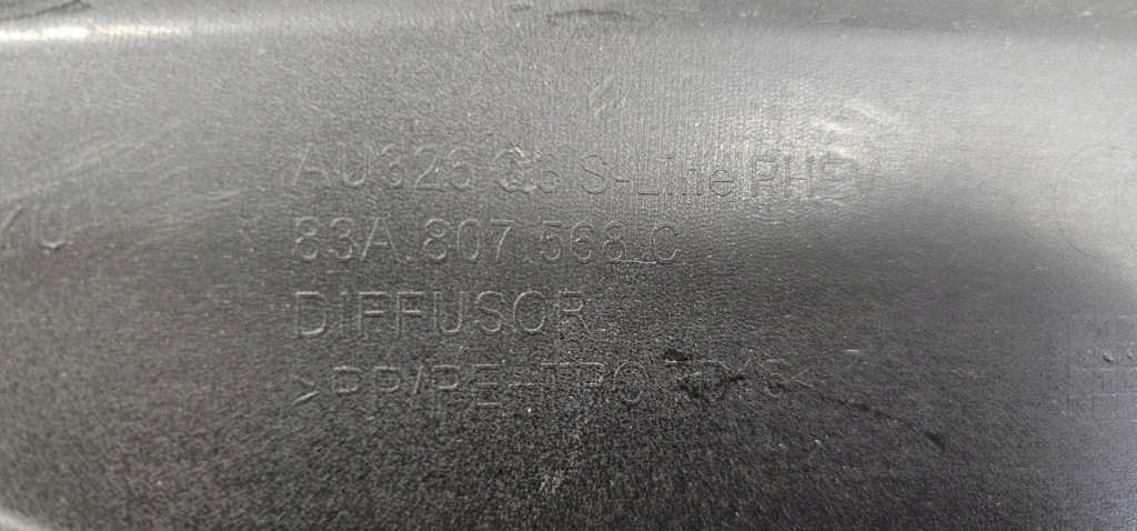 Спойлер дифузор бампера задній audi q3 ii 83a 19- Київ