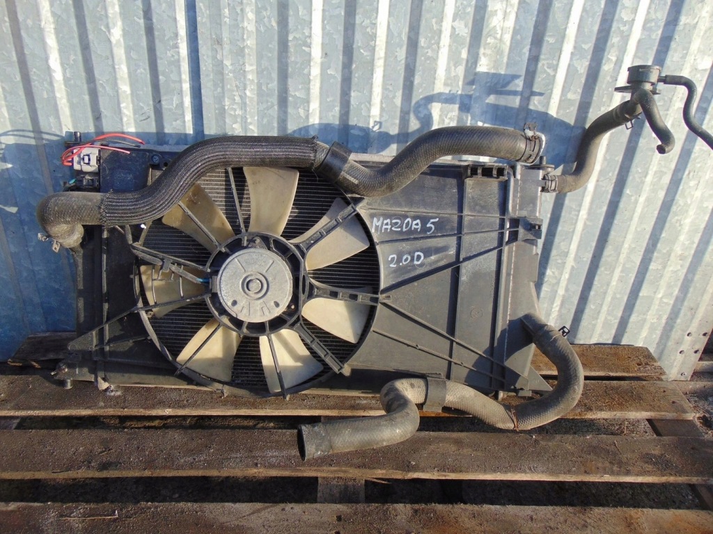 фото №2, Радіатор wody вентилятор mazda 5 2.0 d 05-10 r