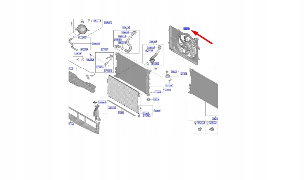 фото №1, Вентилятор радиатора