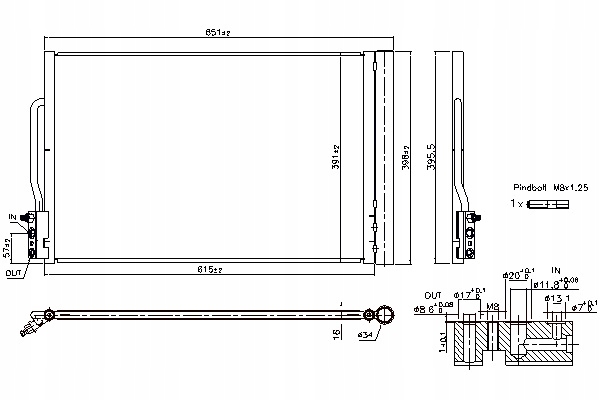 фото №1, Nissens конденсатор кондиционера opel insignia b insignia b country