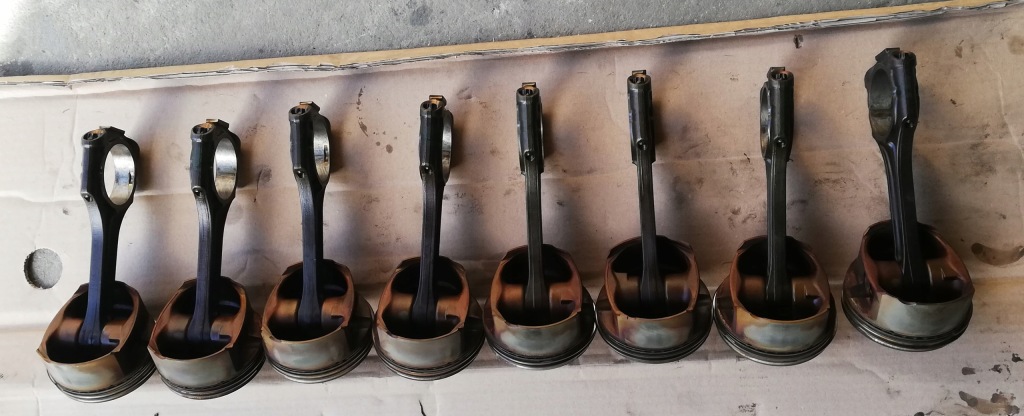 фото №3, Поршень з шатун - mercedes 5.0 |r1130106505