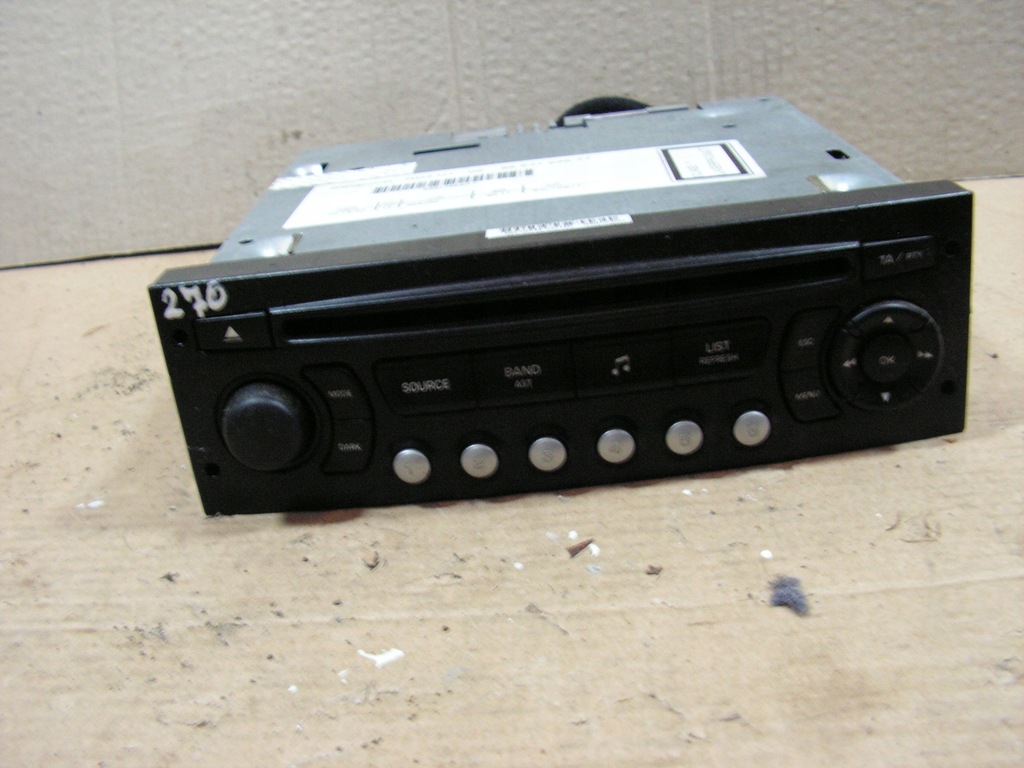 фото №1, Радио cd citroen c4 i