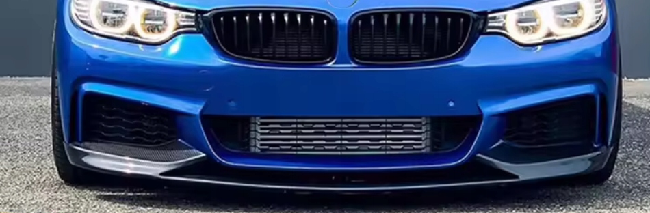 фото №9, Накладка сплиттер перед bmw f32 f33 f36 чёрный