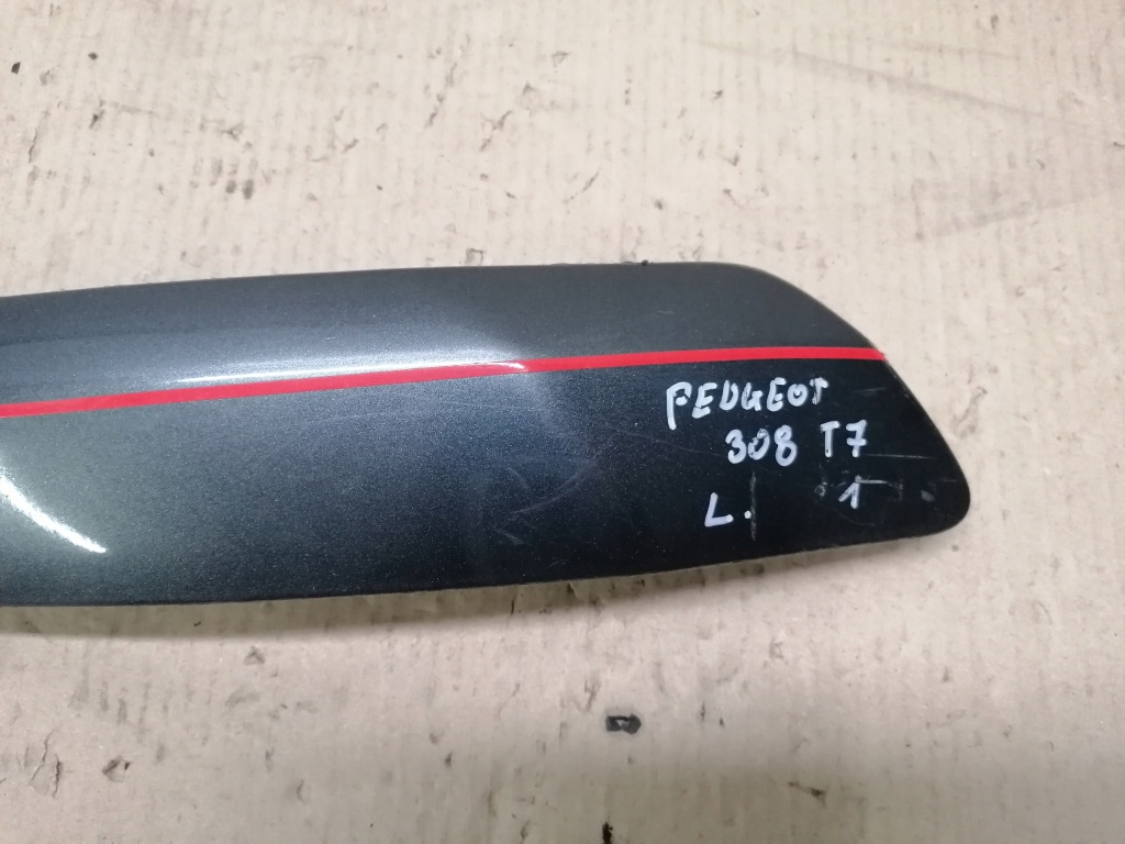 фото №11, Молдинг бампера задня p + l peugeot 308 t7 hb 07-13