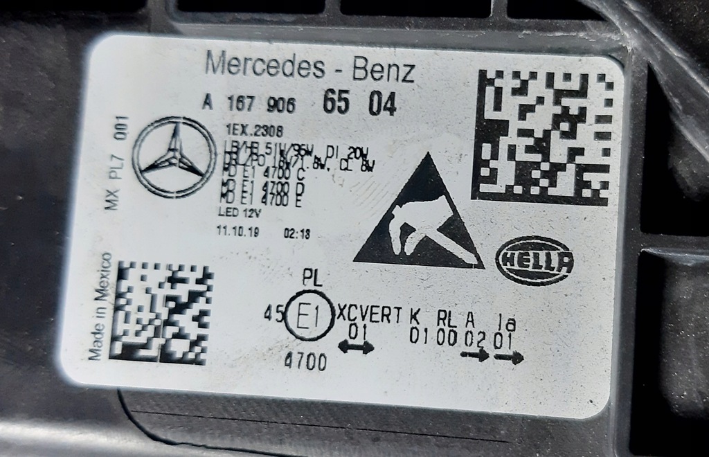 фото №16, Mercedes gle w167 фара multibeam led