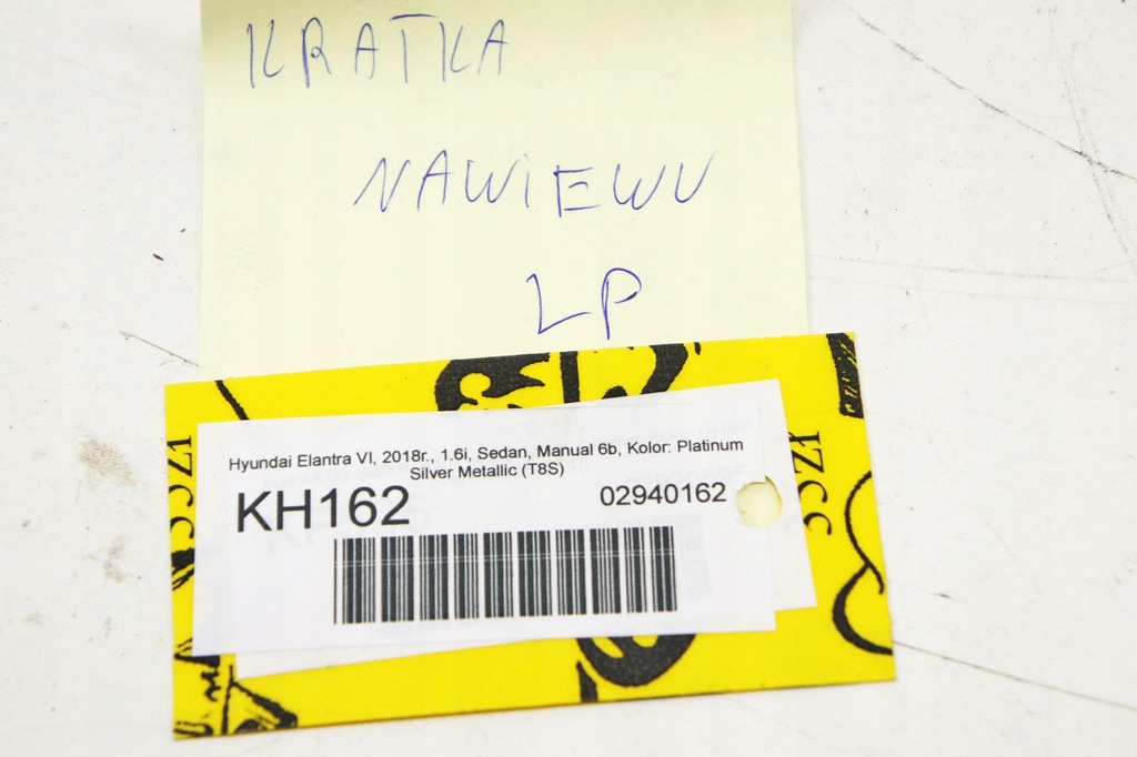 фото №7, Kh162 hyundai elantra vi решітка обдув лівий перед