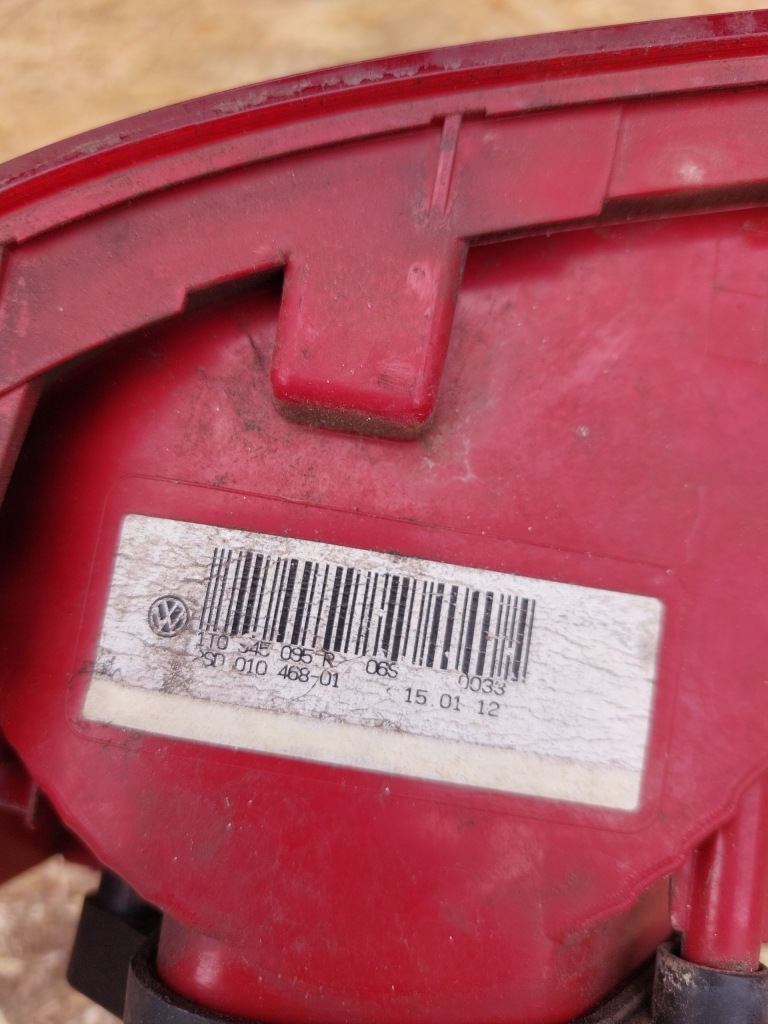 Лампа лівий задній volkswagen touran nr 1t0945095r Ціна