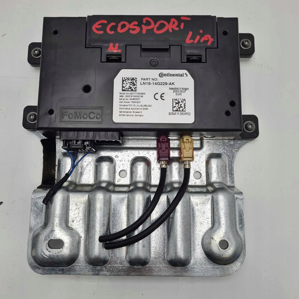 фото №1, Ford ecosport ii модуль блок управления ln15-14g229-ak