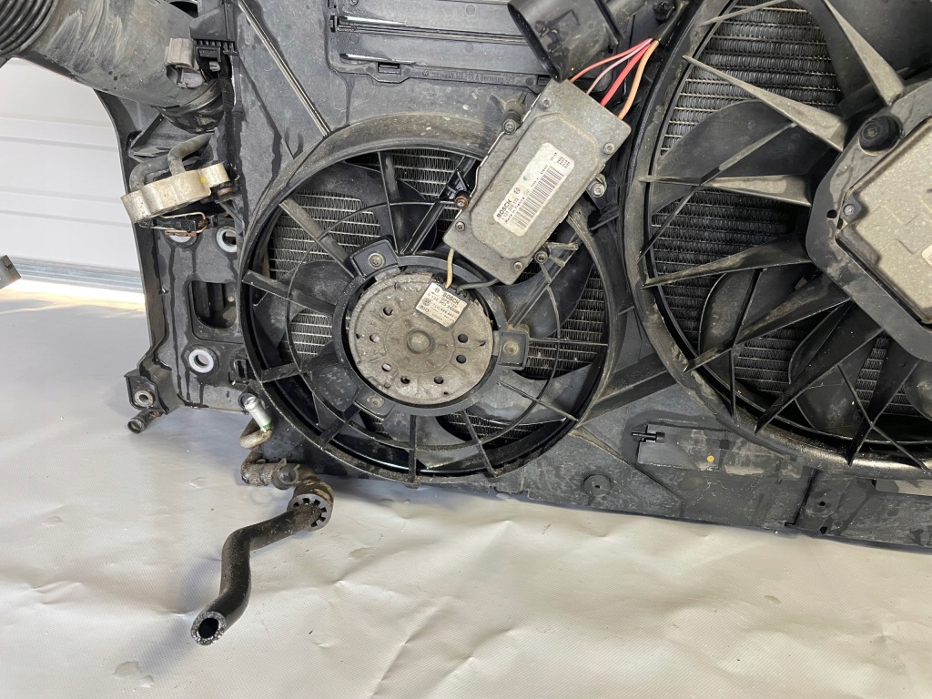 фото №10, Kompletny pas передній радіатор вентилятори audi q7 4l 4.2 tdi